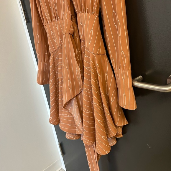 C/MEO Collective S EUC ultra wrap classic pattern blouse dress classic and lux - Picture 3 of 15